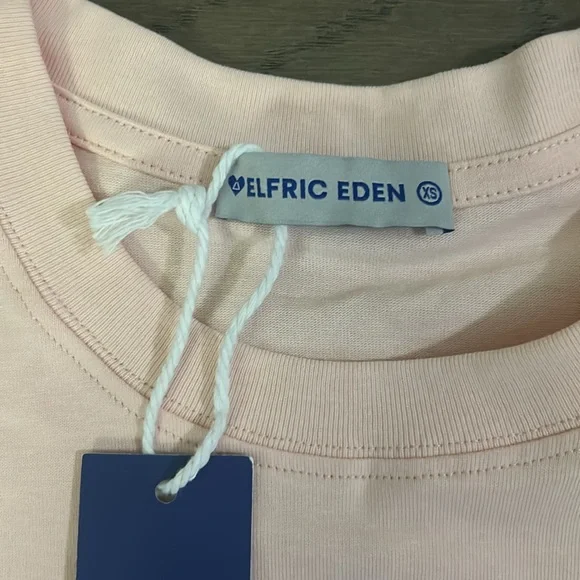 NWT Aelfric Eden Embroidery Star tee XS pink - Picture 3 of 6